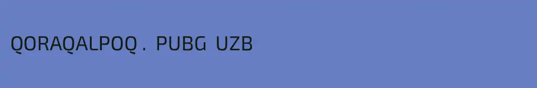QORAQALPOQ .  PUBG  UZB